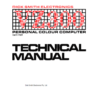 VZ300 Technical Reference Manual